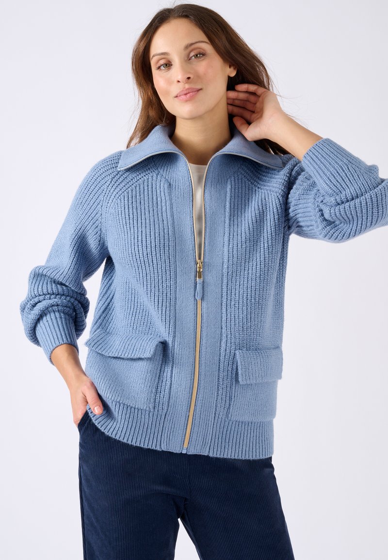 Damart ZIPPÉ Gilet bleu