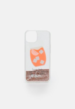 TINI LIQUID GLITTER CAMPARI PHONE CASE 13 - Obal na telefon - peach multi