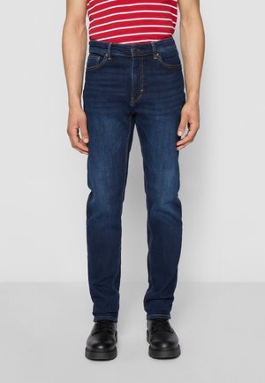 Straight leg -farkut - dark-blue denim