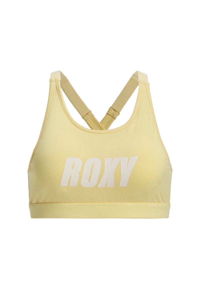 Roxy EVERYDAY FLOW - Medium support sports bra - yzl/yellow - Zalando.co.uk