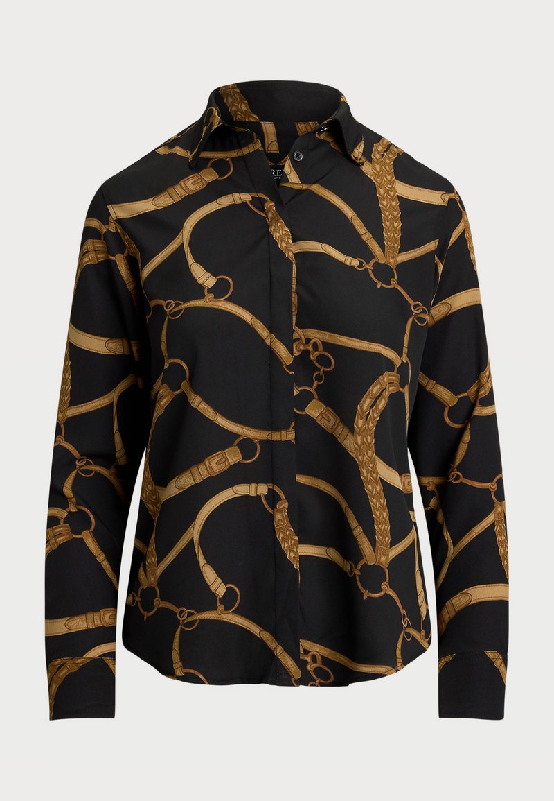 Lauren Ralph Lauren Petite Overhemdblouse zwart