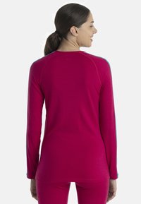 icebreaker MERINO 200 MID WEIGHT SONEBULA - Maglietta a manica lunga - DARK PINK