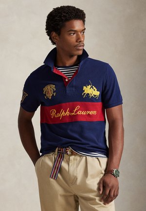 CLASSIC FIT CREST POLO SHIRT - Poloshirt - newport navy/sweet tomato