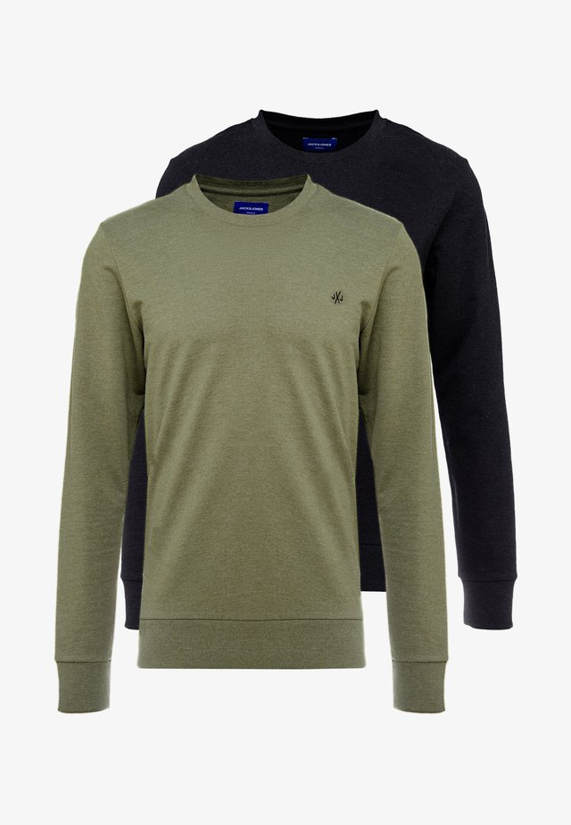 JORBASIC CREW NECK 2 PACK - Sweater - black