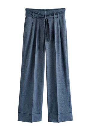 Next REGULAR FIT - SUPERWIDE BELTED - Nadrágok - denim