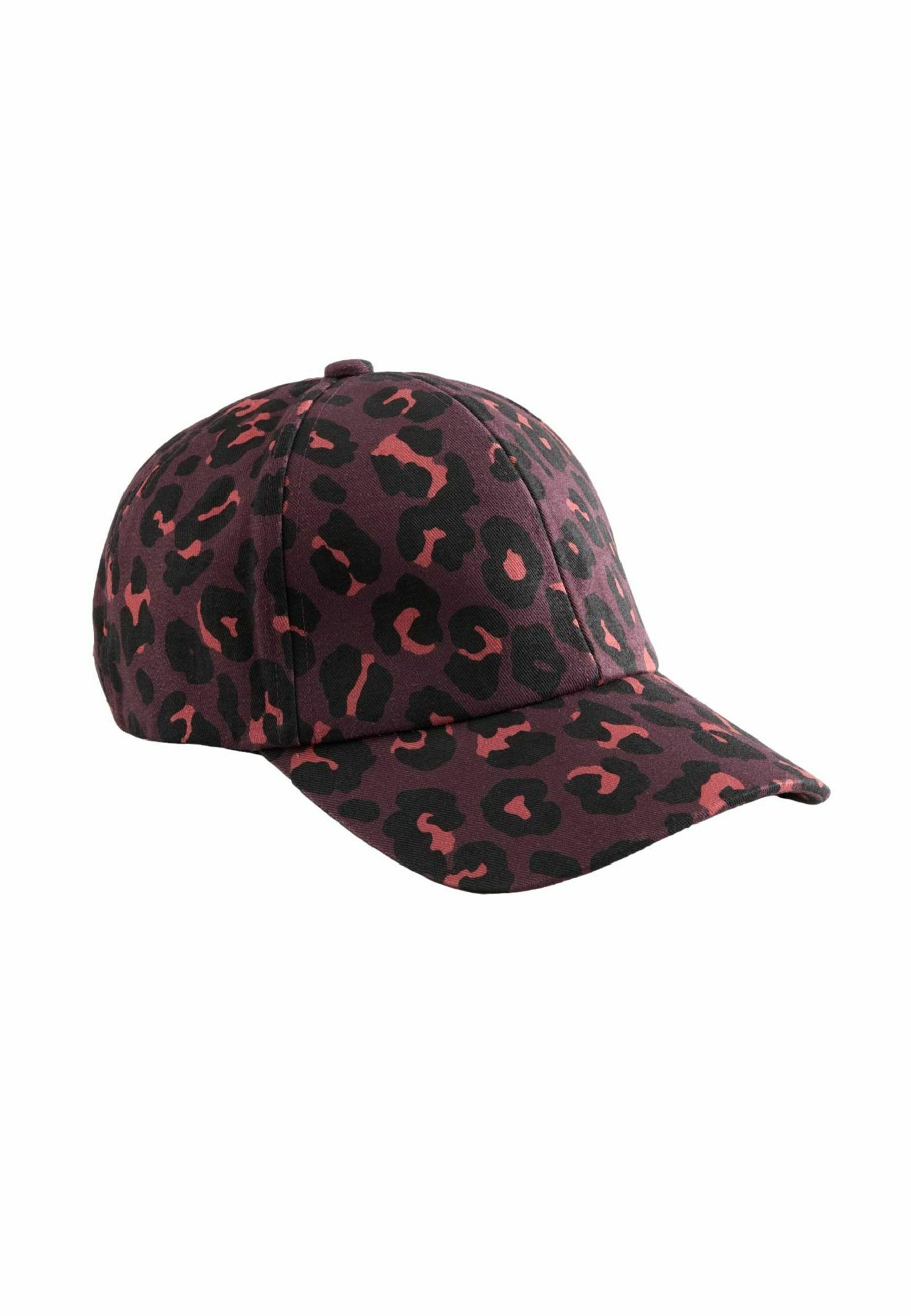 Burgundy hat with leopard print strap MotoCross Strapback Hat - Leopard | Von Dutch main image 4