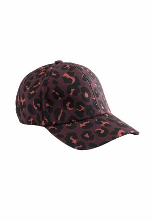 Kepuraitė - burgundy leopard