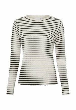 LANGARM AMELINE - Jersey de punto - ecru schwarz