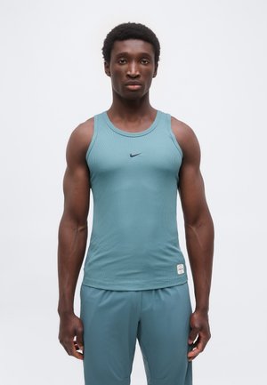 Nike Performance TANK - Débardeur - mineral slate/black