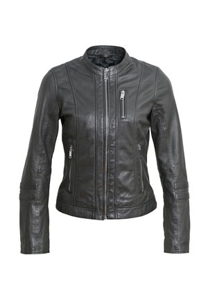 Leren jas - black
