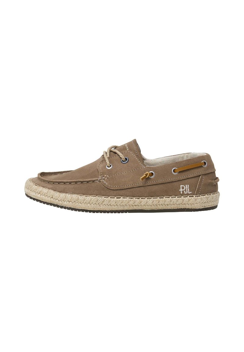 Pepe Jeans - TOURIST DECK - Chaussures bateau - dark stone beige, Agrandir