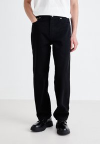 Only & Sons ONSFIVE BAGGY - Túlméretezett farmernadrág - black