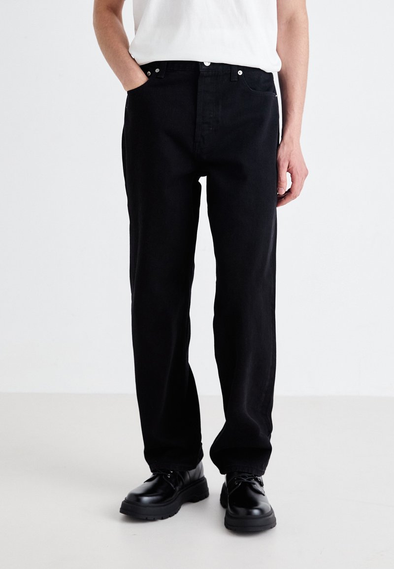 Only & Sons ONSFIVE BAGGY - Túlméretezett farmernadrág - black