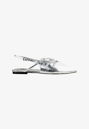 Steve Madden CIANNA - Ballerine sling - silver-coloured
