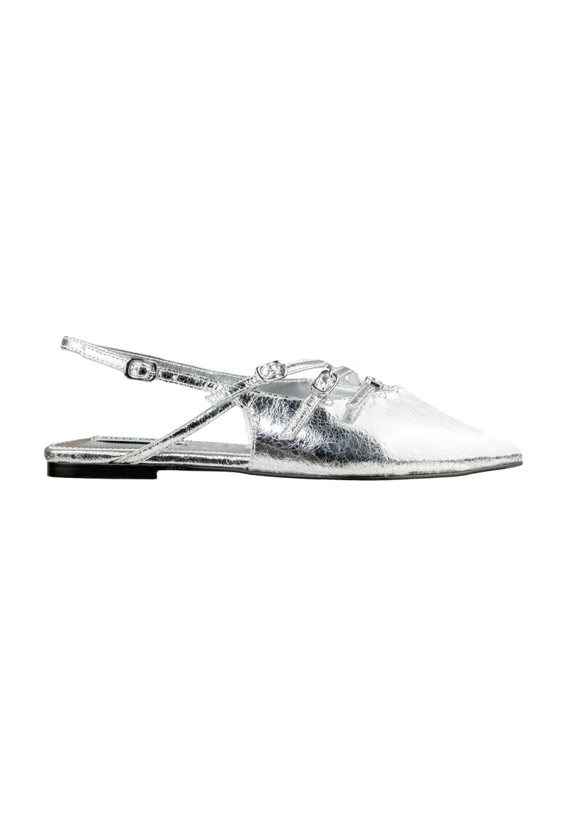 Steve Madden CIANNA - Ballerine sling - silver-coloured