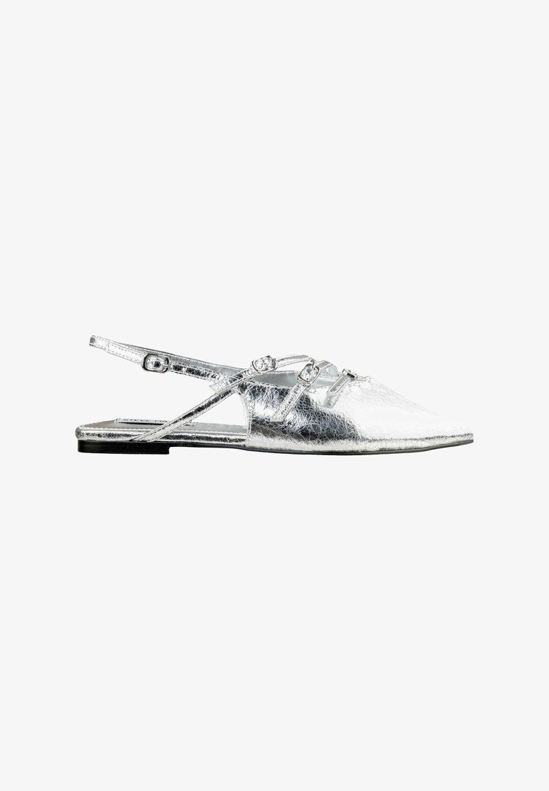 Steve Madden CIANNA - Ballerine sling - silver-coloured