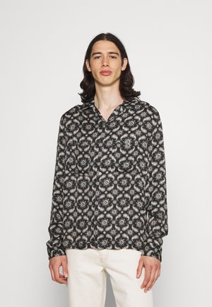 AllSaints MITTE - Shirt - jet black/ecru