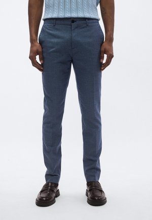MOTT STRUCTURED TAILORED - Nohavice chinos - pageant blue melange