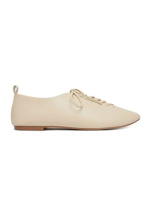 Gino Rossi, GINO ROSSI WOMEN'S CREAM LOW SHOES - Sportlicher Schnürer - beige
