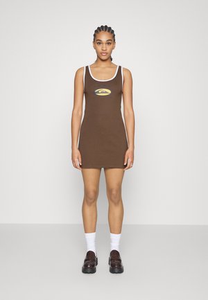 Quiksilver UNI TANK DRESS - Φόρεμα σε ίσια γραμμή - brown-smu