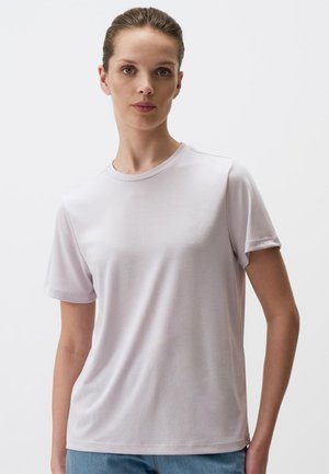 STRAIGHT FIT CREW NECK SHORT SLEEVED - T-Shirt basic - lilac