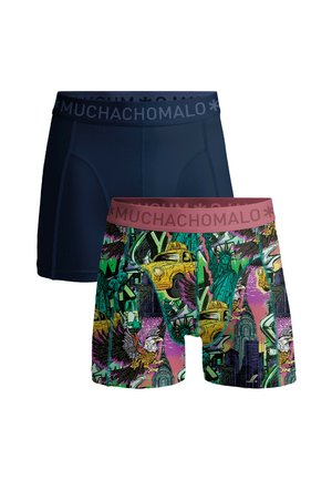 MUCHACHOMALO 2-PACK SOLID - Boxerbriefs - print blue