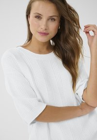 Kaffe WHITNEY - T-shirt basique - chalk