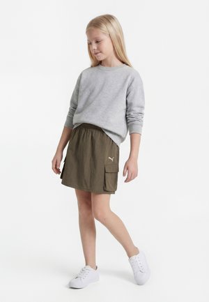 Puma BOWTIQUE MIDI WOVEN UNISEX - Rokken - loden green