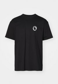 LINKED CHARMS - Camiseta estampada - black/silver