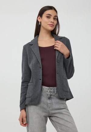 Terranova Blazer - grigio scuro melange