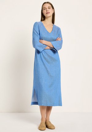 MIDI - Freizeitkleid - lapis creme