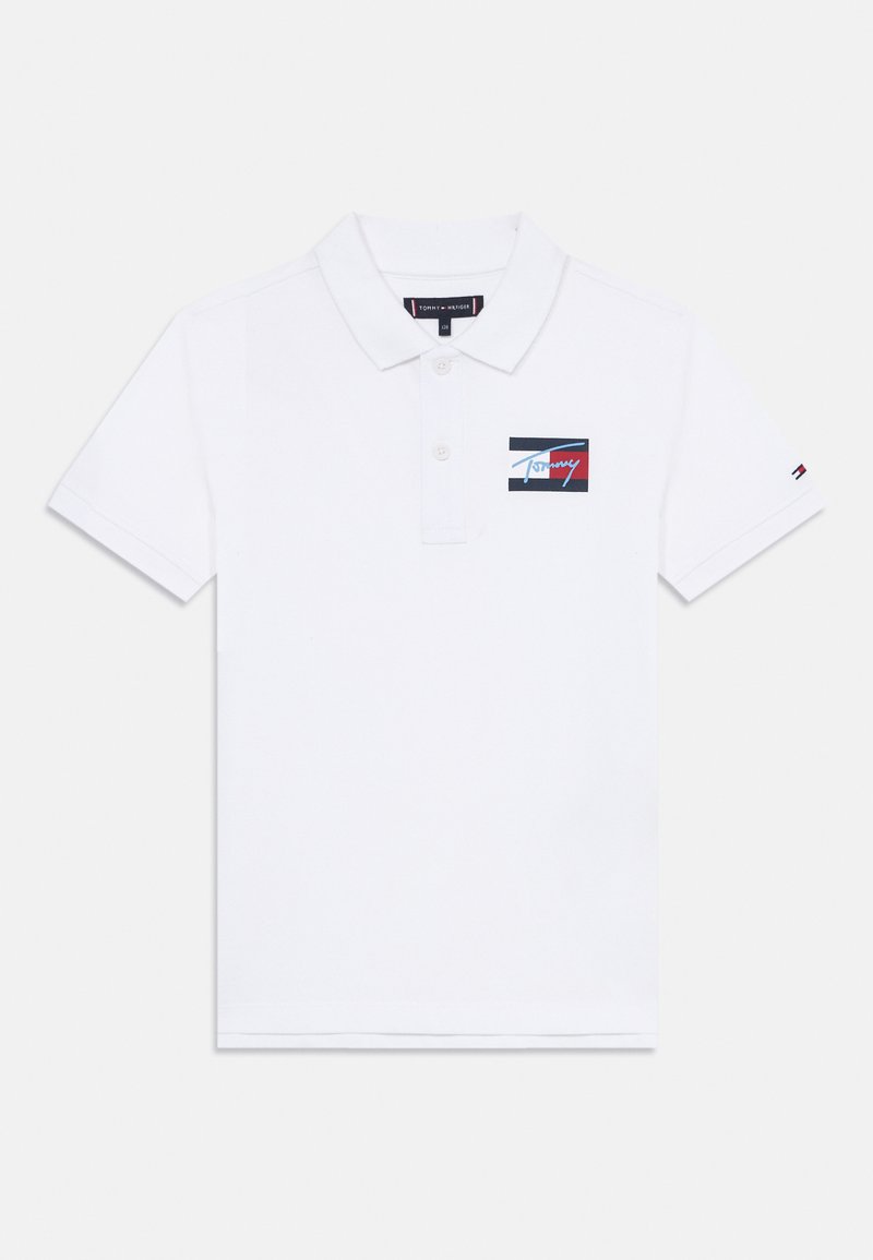 Tommy Hilfiger SCRIPT FLAG - Poloshirt - white