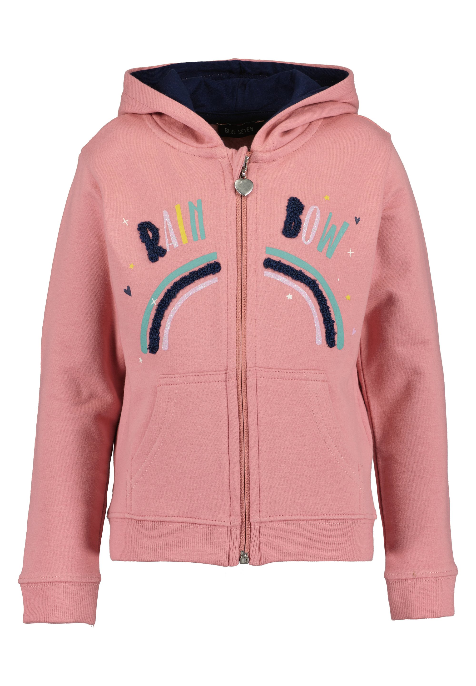 Blue Seven - Sudadera con cremallera mauve/rosa -