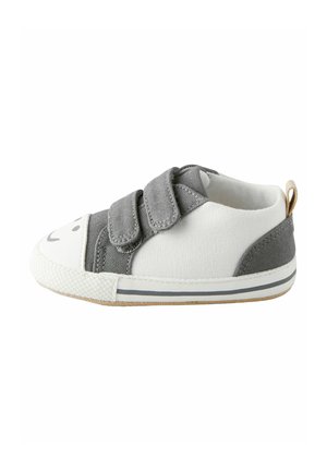 TWO STRAP PRAM  - Baskets basses - charcoal grey happy face