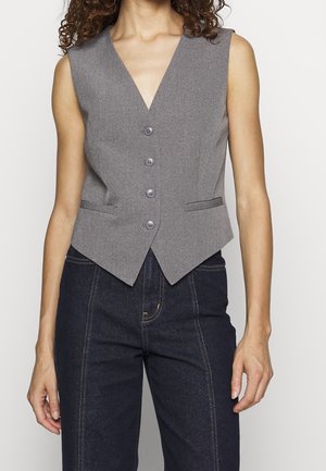 Vest - mottled grey