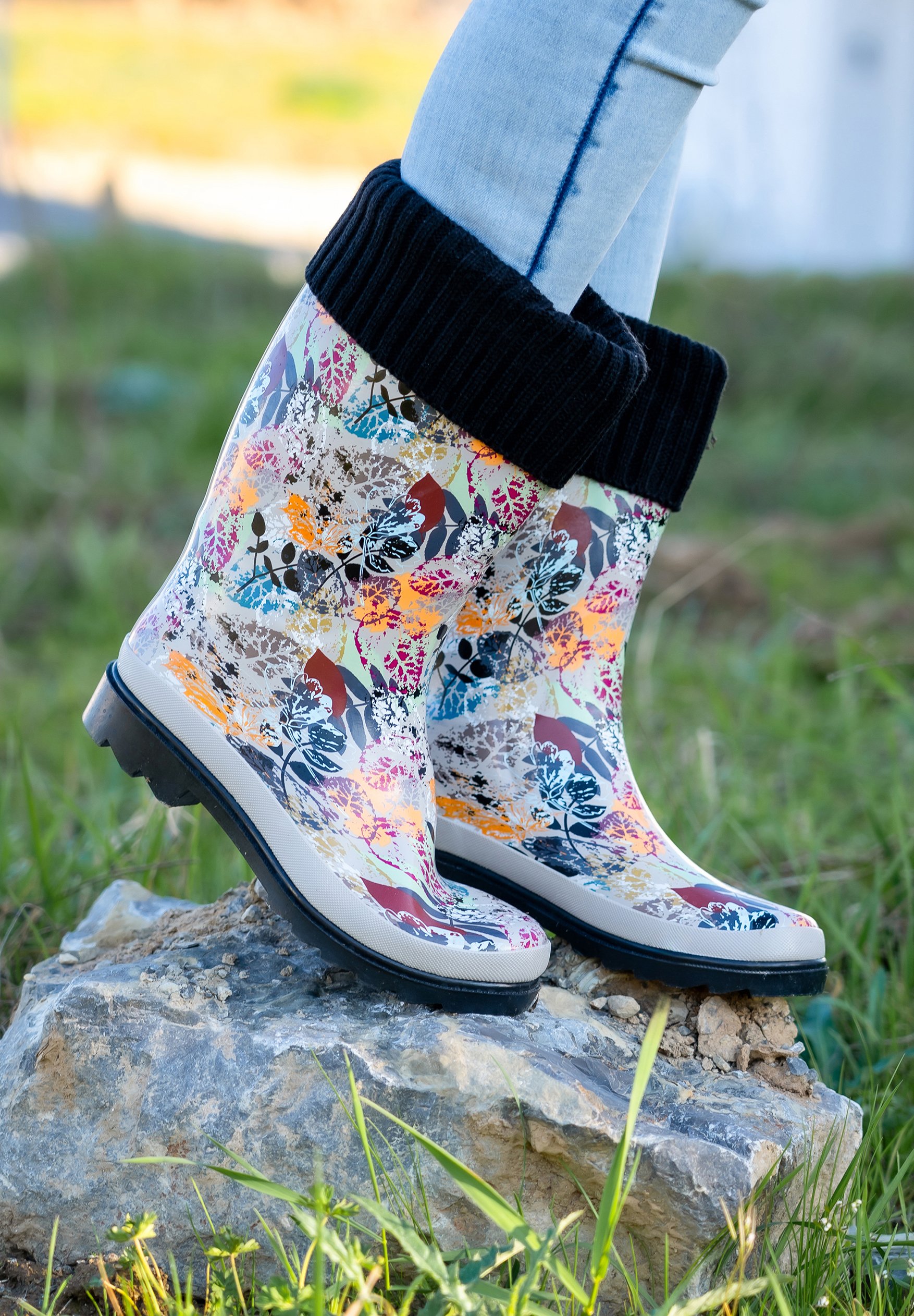 Bottines Botte De Pluie Femme Jardinage Bottes Et Bottines Fille