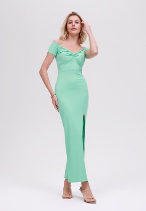 Jersey dress - green bilu