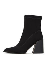 High heeled ankle boots - Botine clasice - black