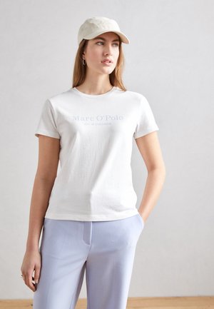 Marc O'Polo DENIM SHORTSLEEVE ROUNDNECK BASIC FIT WITH LOGO - T-Shirt ...