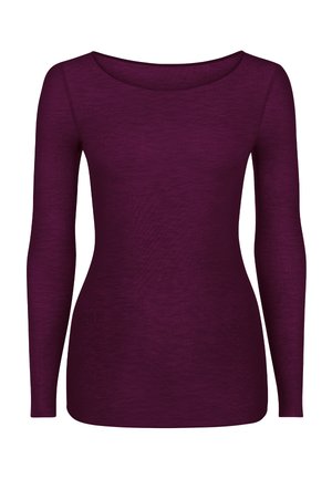 NUR DIE, X KILIAN KERNER LONGSLEEVE ROUNDNECK - Blouse - burgundy