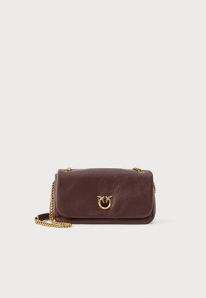 Pinko, CLICK SOFT HORIZONTAL CHAIN - Дамска чанта - castano intenso/antique gold-coloured