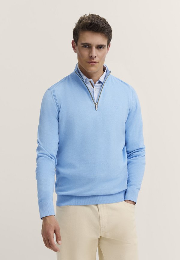 TROYER - Strickpullover - hellblau