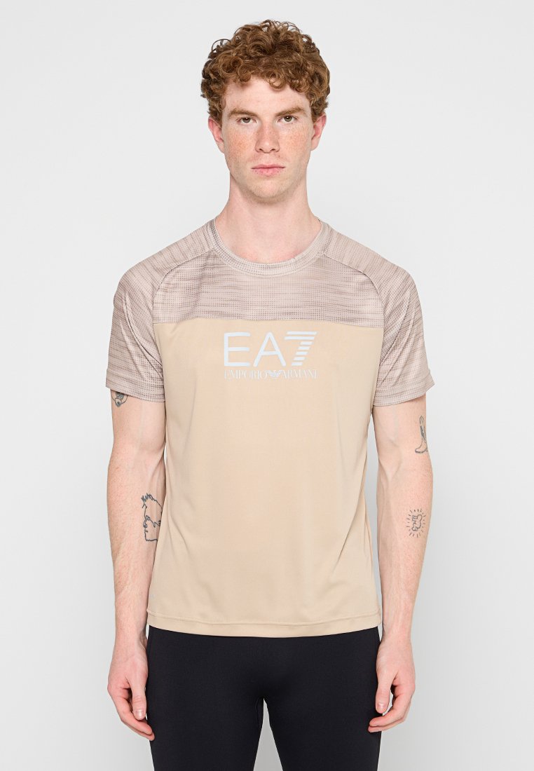 EA7 Emporio Armani Sport T-shirt beige EA7 Emporio Armani Sport T-shirt beige