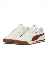 Puma TURINO SNEAKERS - Sportbačiai - warm white intense red gum