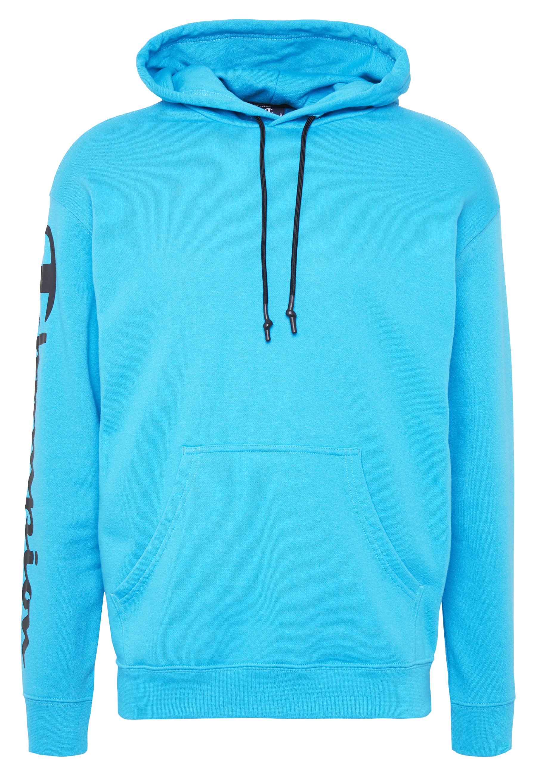 neon blue hoodie