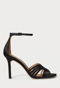 ALLIE EMBELLISHED MULTISTRAP SANDAL - Sandále na vysokom opätku - black