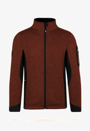 normani Outdoor Sports OUTDOOR ÜBERGANGS STRICKJACKE MIT SEITENTASCHEN - Fleecejacke - rot