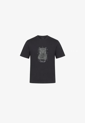 CLOSURE London, SKETCH GRAFFITI TEE - Μπλουζάκι με στάμπα - charcoal