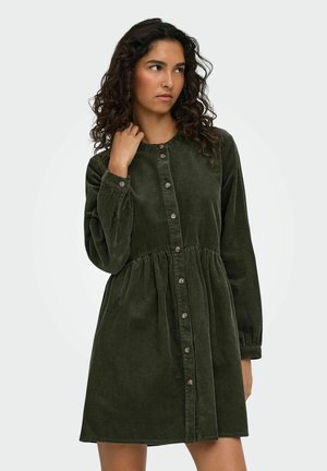JDY, JDYSHIRAZ L/S DRESS PNT - Robe chemise - forest night