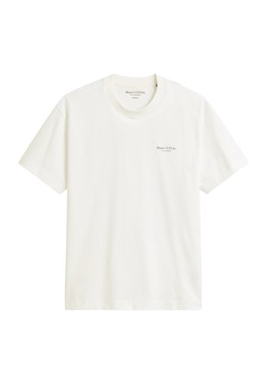 Marc O'Polo SHORT SLEEVE CREW NECK ARTWORK - Print T-shirt - egg white